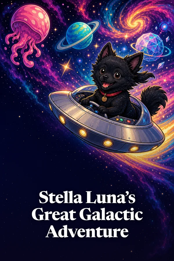 Cover of the digital book Stella Luna's Great Galactic Adventure